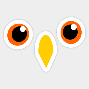 Owl eyes Sticker